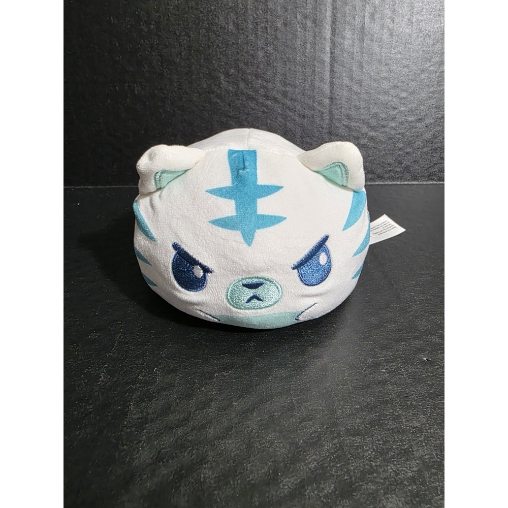 TeeTurtle TABBY CAT Orange Happy Kitty,‎ Blue Icy Mad Cat Transforming Plush